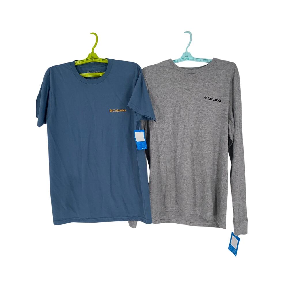 2 NWT Mens Columbia Shirts(Longsleeve&Shortsleeve)